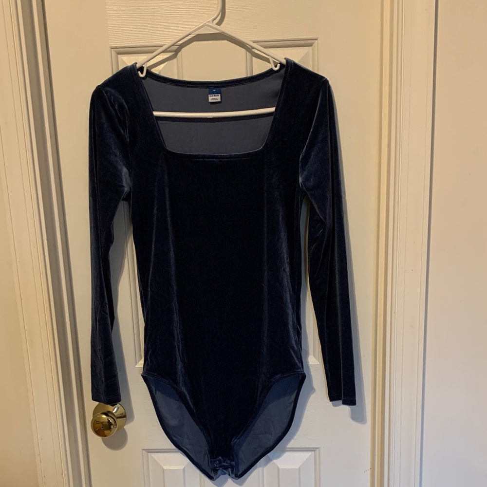 Old Navy velvet bodysuit size M